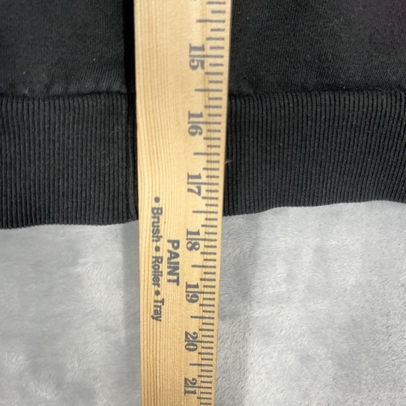 Vans Womans Funnier Times Full Zip Cropped Hoodie M Black Skater Grunge Street - Picture 3 of 7